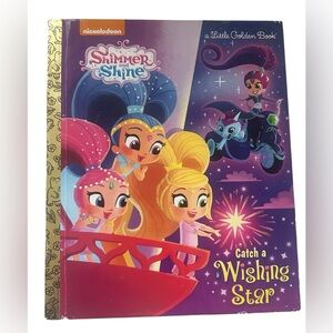 🎉6/$20 ‘SHIMMER AND SHINE CATCH A WISHING STAR’ LITTLE GOLDEN BOOK NICKELODEON